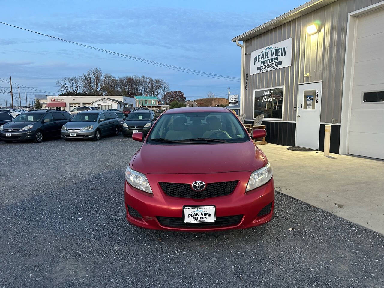 2010 Toyota Corolla for sale at PEAK VIEW MOTORS in Mount Crawford, VA