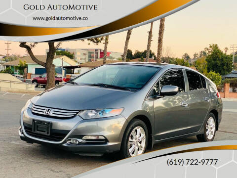 2010 Honda Insight for sale at Gold AutoMotive in San Diego CA