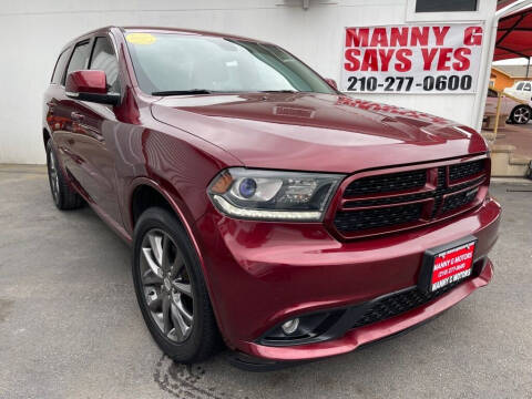 2017 Dodge Durango for sale at Manny G Motors in San Antonio TX