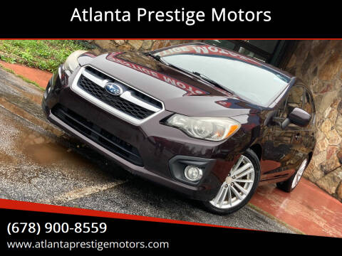 2013 Subaru Impreza for sale at Atlanta Prestige Motors in Decatur GA