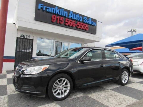 2013 Chevrolet Malibu for sale at Franklin Auto Sales in El Paso TX