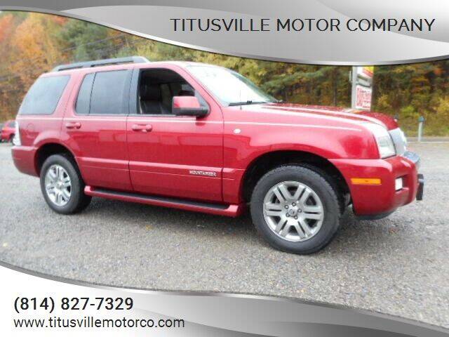 2007 Mercury Mountaineer for sale at Titusville Motor Company in Titusville PA