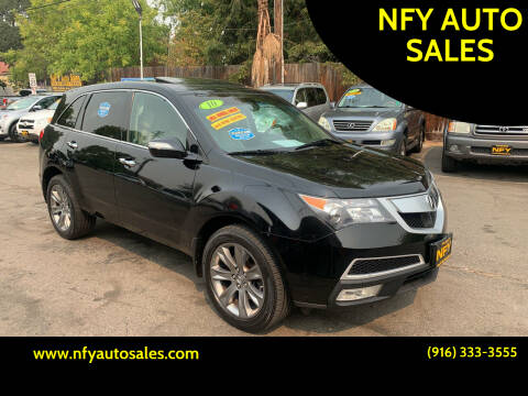 2010 Acura MDX for sale at NFY AUTO SALES in Sacramento CA