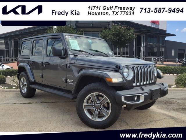 2021 Jeep Wrangler Unlimited for sale at FREDY USED CAR SALES in Houston TX