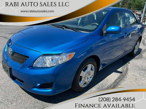 2010 Toyota Corolla for sale at RABI AUTO SALES LLC in Garden City ID