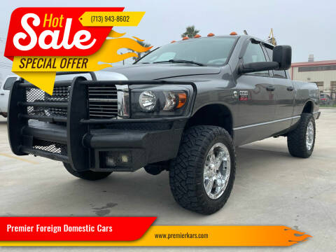 2008 Dodge Ram Pickup 2500 for sale at Premier Foreign Domestic Cars in Houston TX