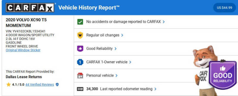 2020 Volvo XC90 T5 Momentum