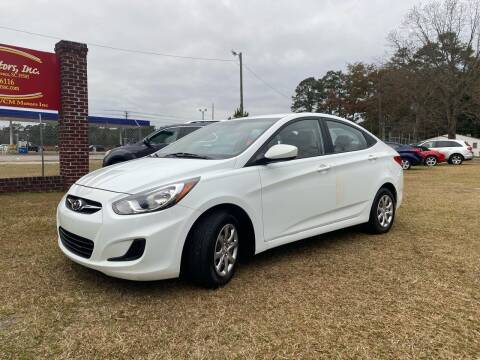 2013 Hyundai Accent for sale at C M Motors Inc in Florence SC