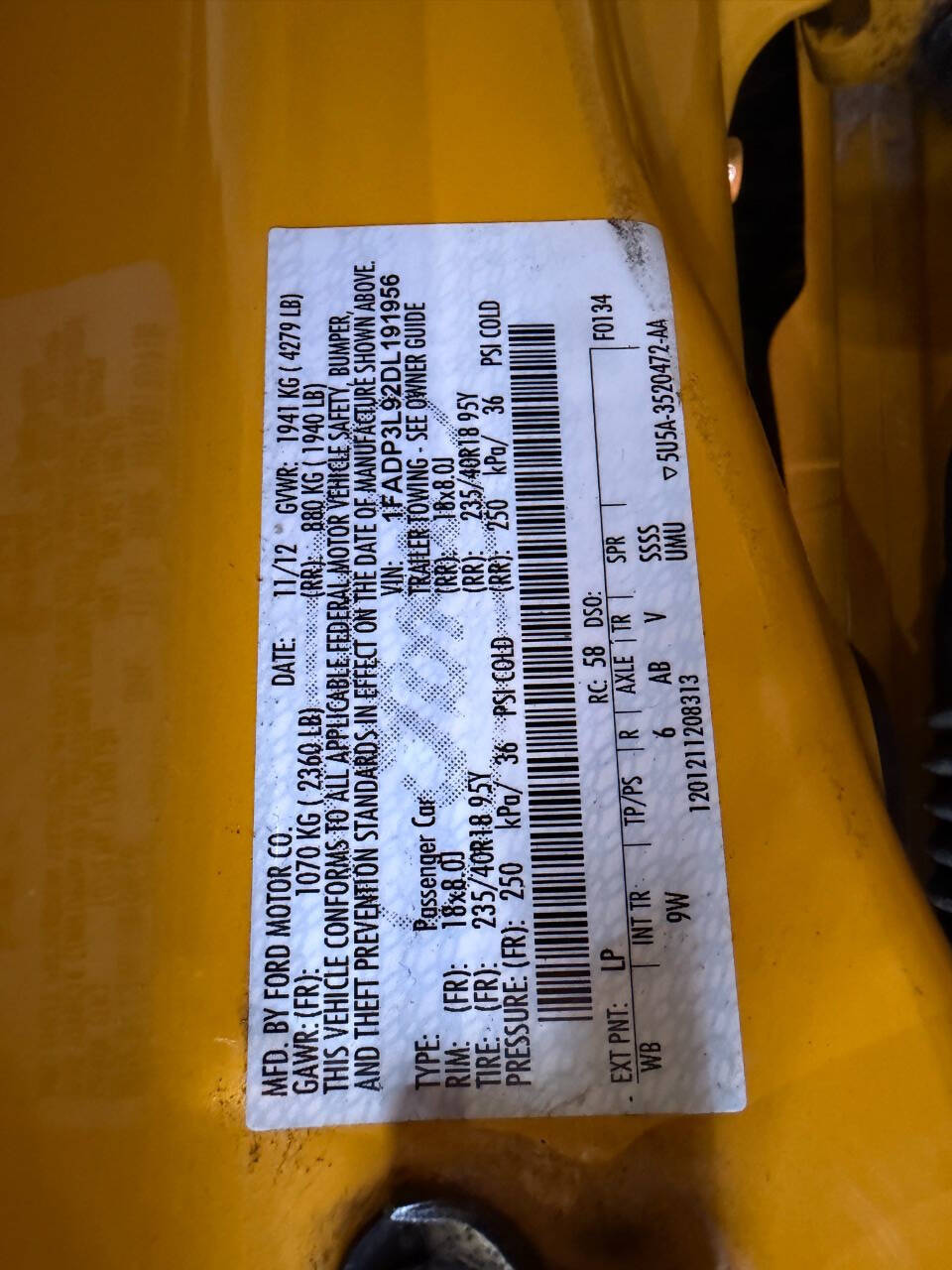 Orange 2013 Ford Focus ST ST 4dr Hatchback 30