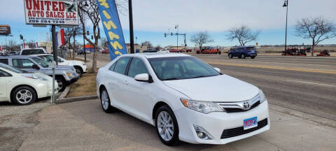 2012 Toyota Camry for sale at United Auto Sales LLC in Nampa ID