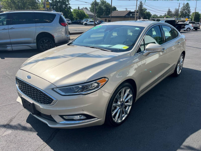 2017 Ford Fusion for sale at Auto Sales Center Inc in Holyoke MA