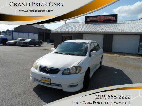 2007 Toyota Corolla for sale at Grand Prize Cars in Cedar Lake IN