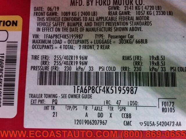 2019 Ford Mustang GT Premium