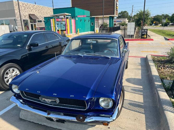 Blue 1966 Ford Mustang 1