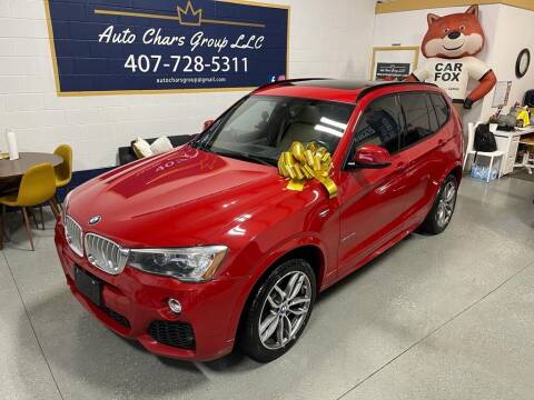 2016 BMW X3 for sale at Auto Chars Group LLC in Orlando FL