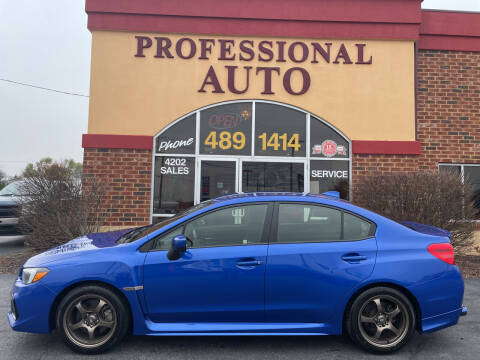 2018 Subaru WRX for sale at Professional Auto Sales & Service in Fort Wayne IN