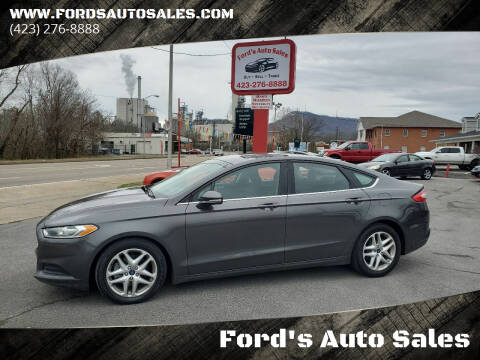 2016 Ford Fusion for sale at Ford's Auto Sales in Kingsport TN