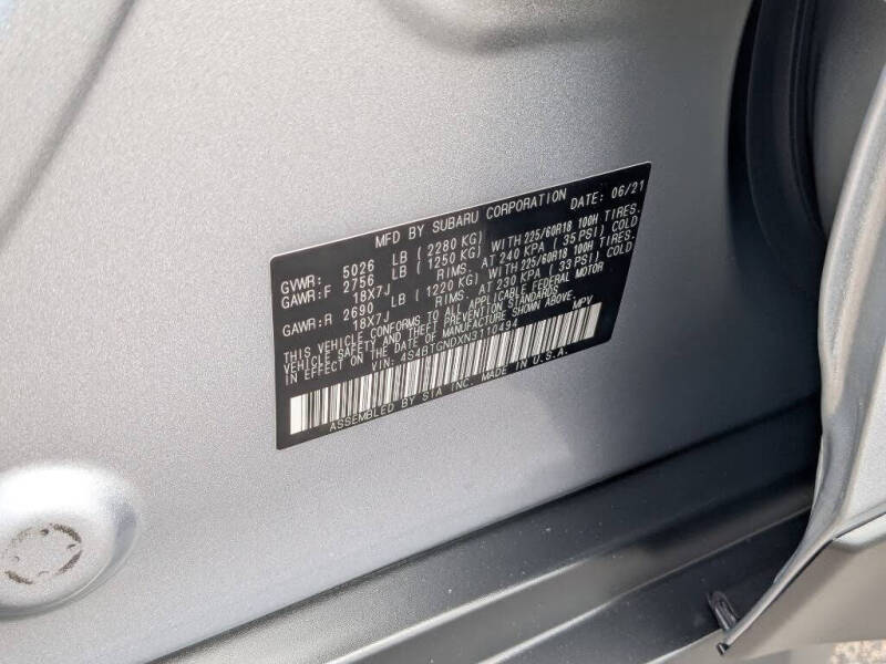 2022 Subaru Outback Limited XT