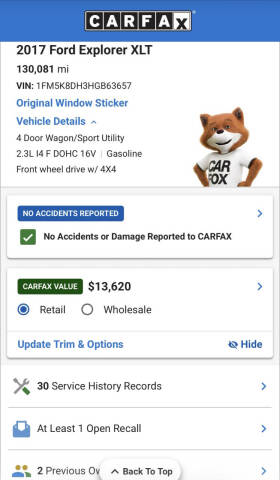 2017 Ford Explorer XLT
