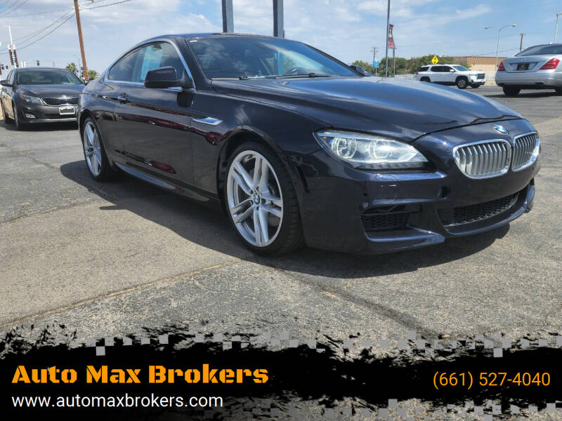 2012 BMW 6 Series for sale at Auto Max Brokers in Victorville CA
