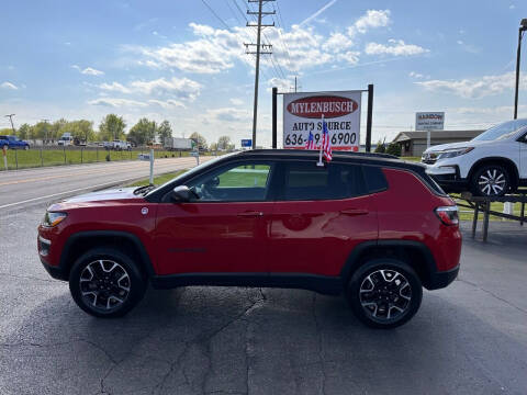 2021 Jeep Compass for sale at MYLENBUSCH AUTO SOURCE in O'Fallon MO