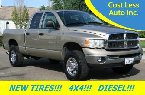 2004 Dodge Ram Pickup 2500 for sale at Cost Less Auto Inc. in Rocklin CA