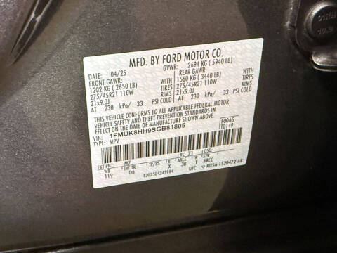2025 Ford Explorer Platinum