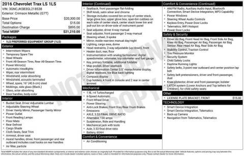 2016 Chevrolet Trax