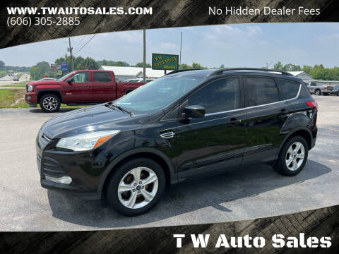 2016 Ford Escape for sale at T W Auto Sales in Science Hill KY