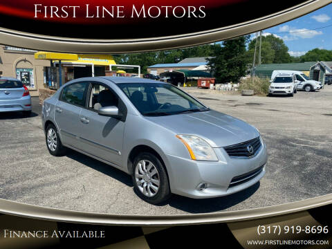 2011 Nissan Sentra for sale at First Line Motors in Brownsburg IN
