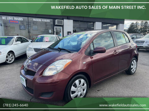 2009 Toyota Yaris for sale at Wakefield Auto Sales of Main Street Inc. in Wakefield MA