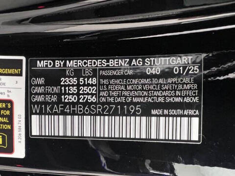 2025 Mercedes-Benz C-Class C 300 4MATIC