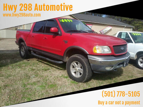 2003 Ford F-150 for sale at Hwy 298 Automotive in Benton AR