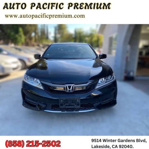 2017 Honda Accord for sale at Auto Pacific Premium in Lakeside, CA