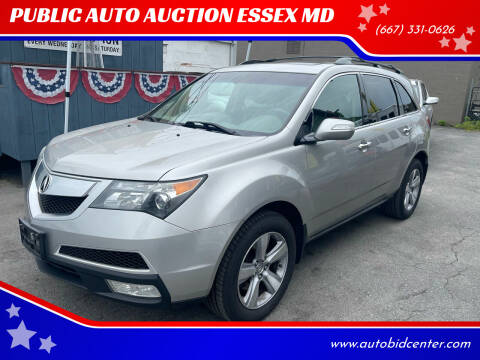 2012 Acura MDX for sale at PUBLIC AUTO AUCTION ESSEX MD in Essex MD