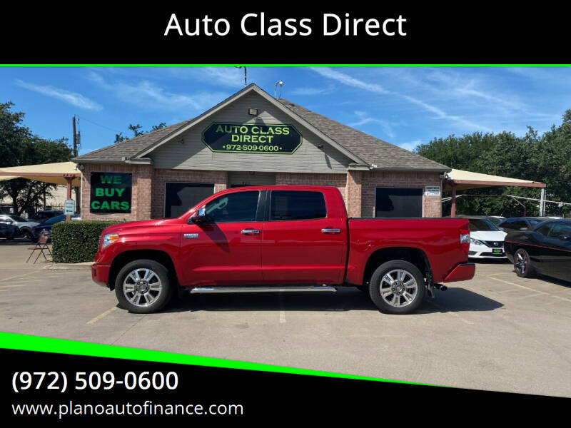 2016 Toyota Tundra for sale at Auto Class Direct in Plano TX