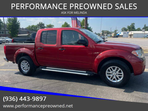 2016 Nissan Frontier for sale at PERFORMANCE PREOWNED SALES in Conroe TX