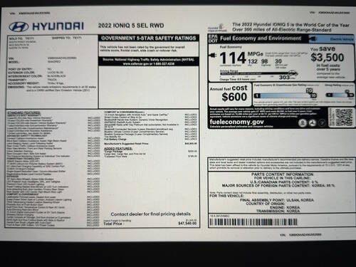 2022 Hyundai Ioniq 5 SEL