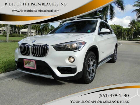 2018 BMW X1 for sale at RIDES OF THE PALM BEACHES INC in Boca Raton FL