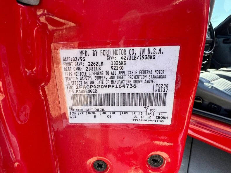 1993 Ford Mustang SVT Cobra