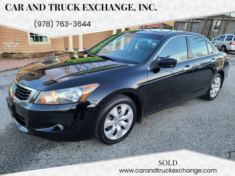 2009 Honda Accord for sale at Car and Truck Exchange, Inc. in Rowley MA
