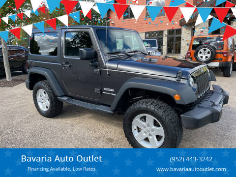 2018 Jeep Wrangler JK for sale at Bavaria Auto Outlet in Victoria MN
