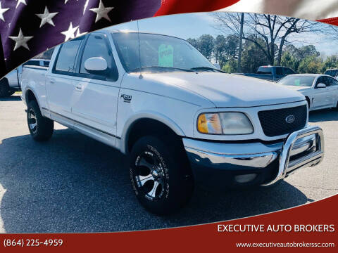 2001 Ford F-150 for sale at Executive Auto Brokers in Anderson SC