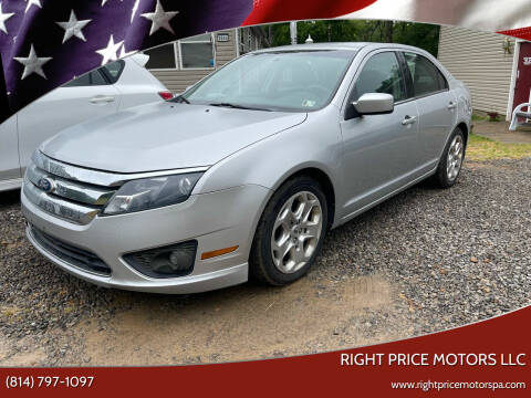 2010 Ford Fusion for sale at Right Price Motors LLC in Cranberry PA