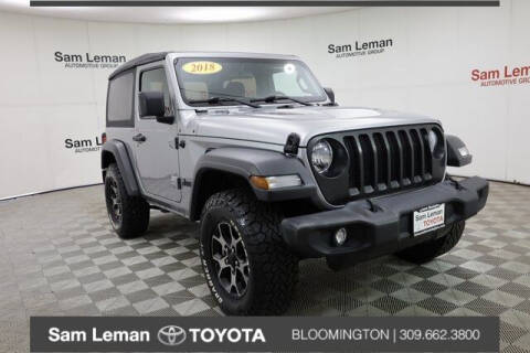 2018 Jeep Wrangler for sale at Sam Leman Toyota Bloomington in Bloomington IL