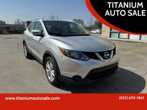 2018 Nissan Rogue Sport for sale at TITANIUM AUTO SALE in Houston TX