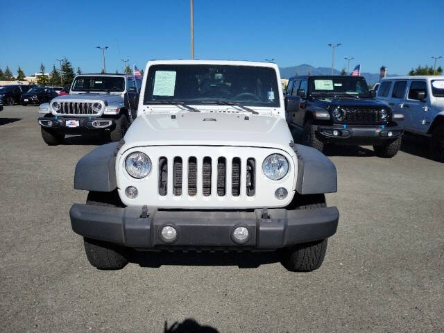 Used 2017 Jeep Wrangler Unlimited Sport S with VIN 1C4BJWDG8HL645747 for sale in Burlington, WA