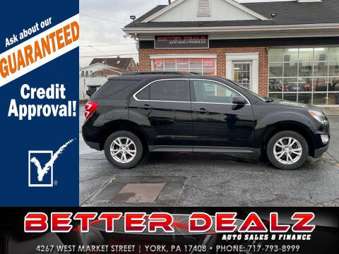 2016 Chevrolet Equinox for sale at Better Dealz Auto Sales & Finance in York PA