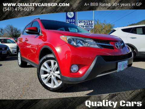 2013 Toyota RAV4 for sale at Quality Cars in Grants Pass OR