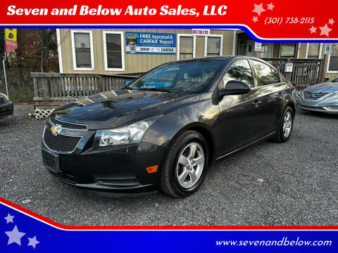 2014 Chevrolet Cruze for sale at Seven and Below Auto Sales, LLC in Rockville MD